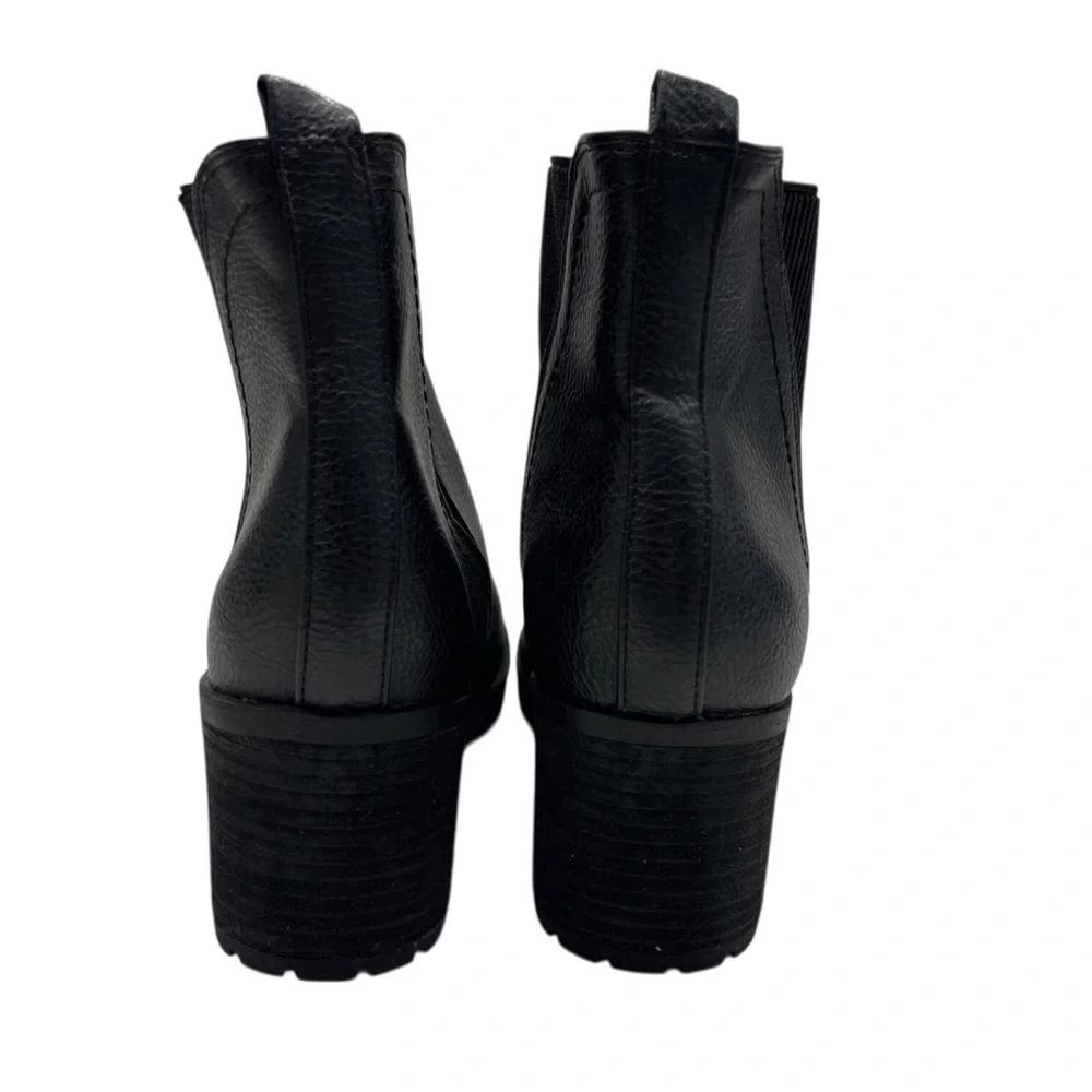 MIA Black Chunky Heel Jody Bootie in Black Women’s size 9 - Picture 4 of 14